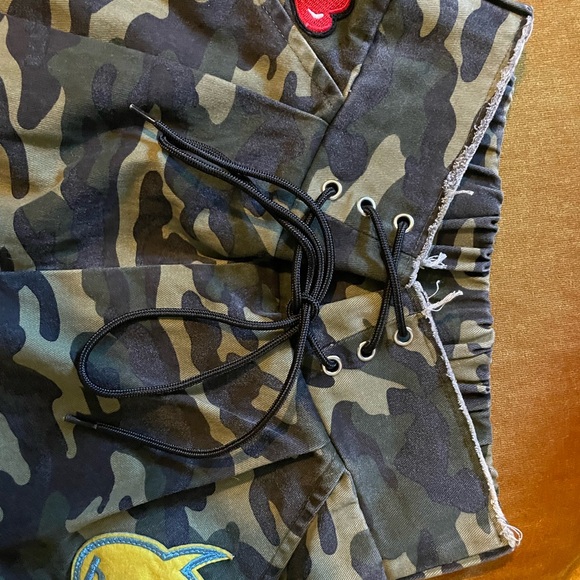 ASOS camouflage patch culottes size 2-4 - Picture 13 of 13